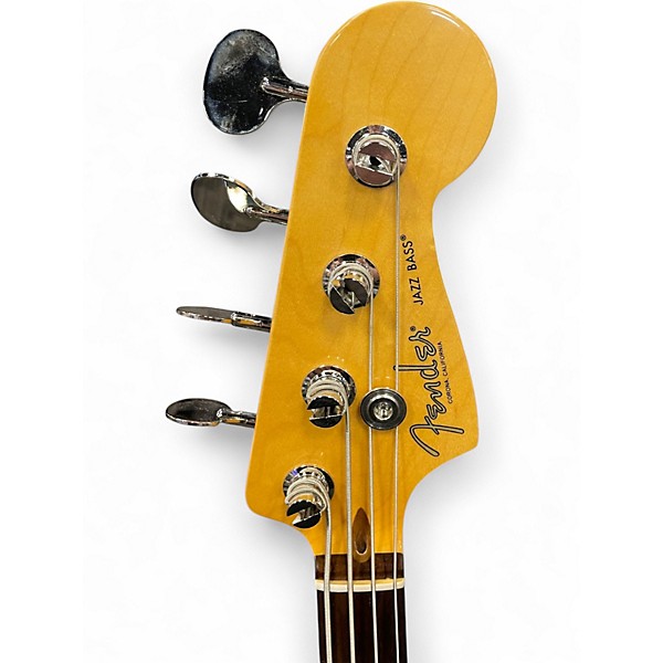 Used Fender American Professional Classic Jazz Bass Faded Firemist Gold Electric Bass Guitar