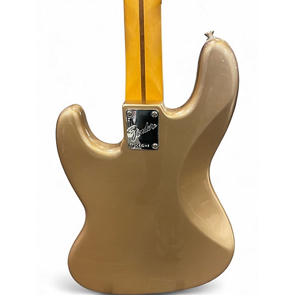 Used Fender American Professional Classic Jazz Bass Faded Firemist Gold Electric Bass Guitar