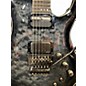 Used Schecter Guitar Research Hellraiser C1 Floyd Rose Sustaniac Trans Black Solid Body Electric Guitar
