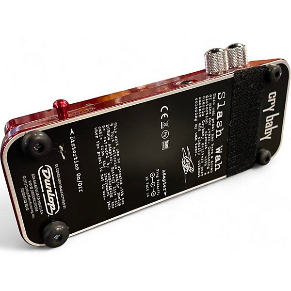 Used Dunlop SW95 Slash Signature Distortion Wah Effect Pedal