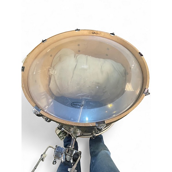 Used Premier 5 Piece CABRIA Metallic Silver Drum Kit