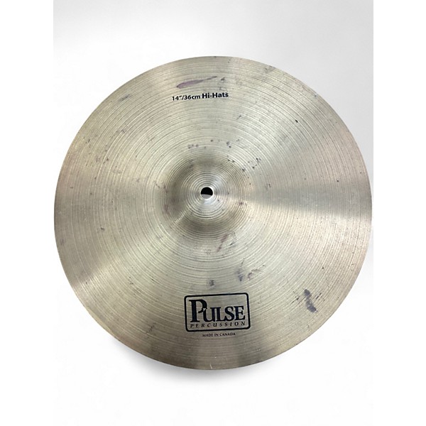 Used Pulse 14in HI HAT PAIR Cymbal