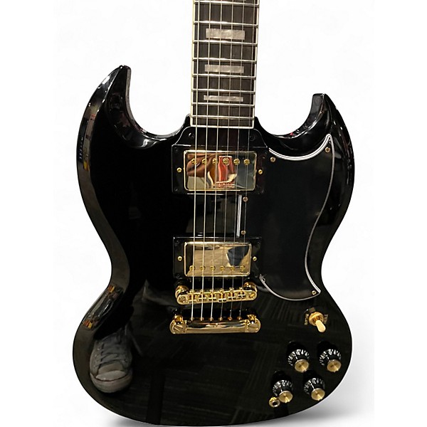 Used Epiphone SG CUSTOM BLACK Solid Body Electric Guitar