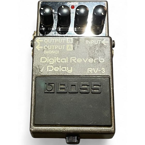 Used BOSS RV3 Digital Reverb Delay Effect Pedal