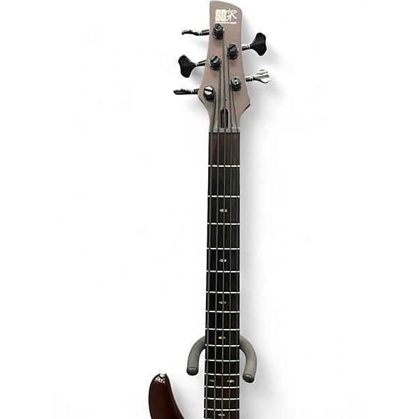 Used Ibanez SR505 5 String Wine Red Electric Bass Guitar