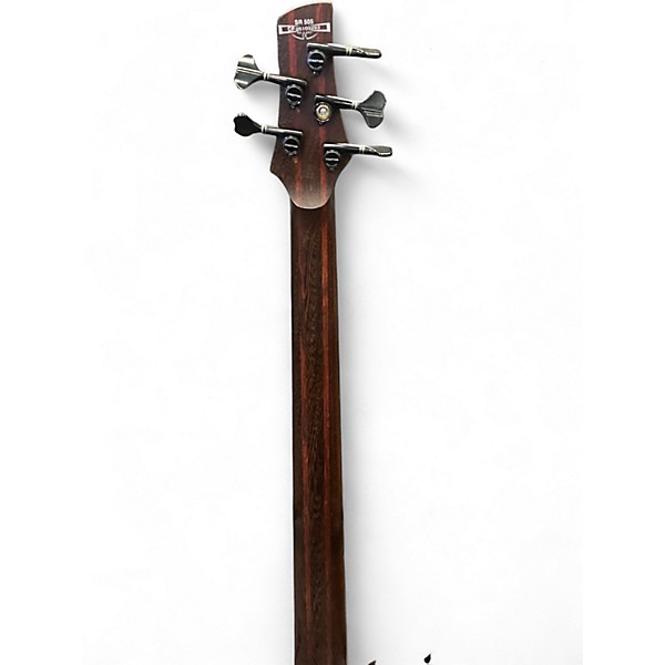 Used Ibanez SR505 5 String Wine Red Electric Bass Guitar