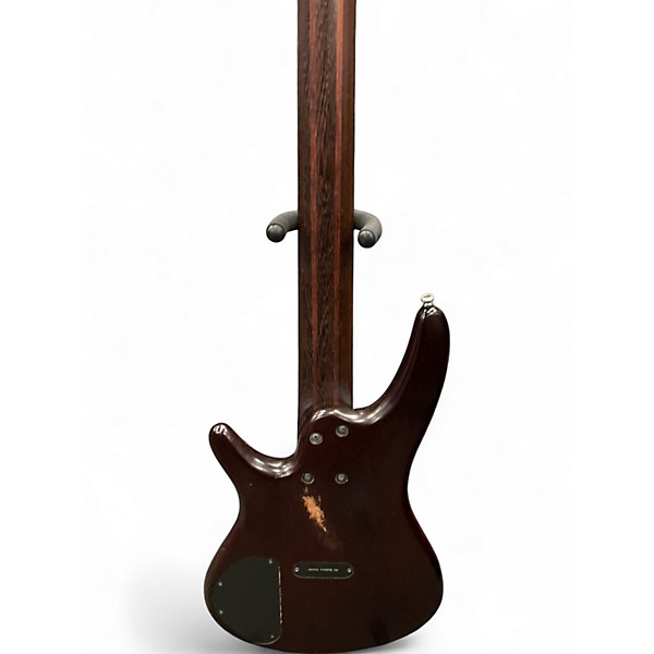 Used Ibanez SR505 5 String Wine Red Electric Bass Guitar