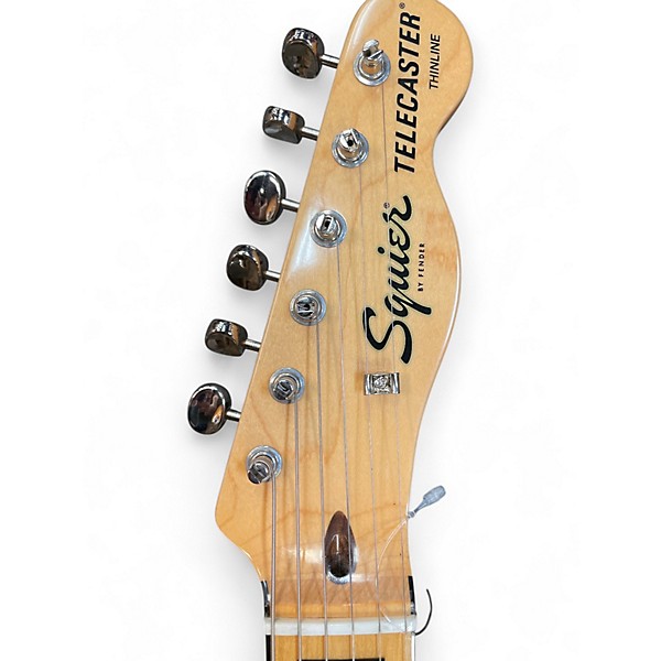 Used Squier Classic Vibe Telecaster Thinline Alpine White Hollow Body Electric Guitar