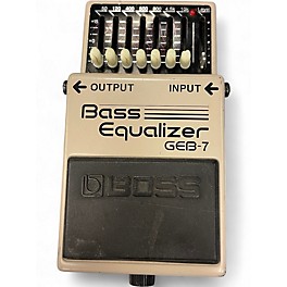 Used BOSS GEB7 7 Band Bass Equalizer Bass Effect Pedal