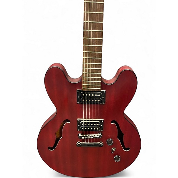 Used Epiphone Dot Studio Trans Red Hollow Body Electric Guitar
