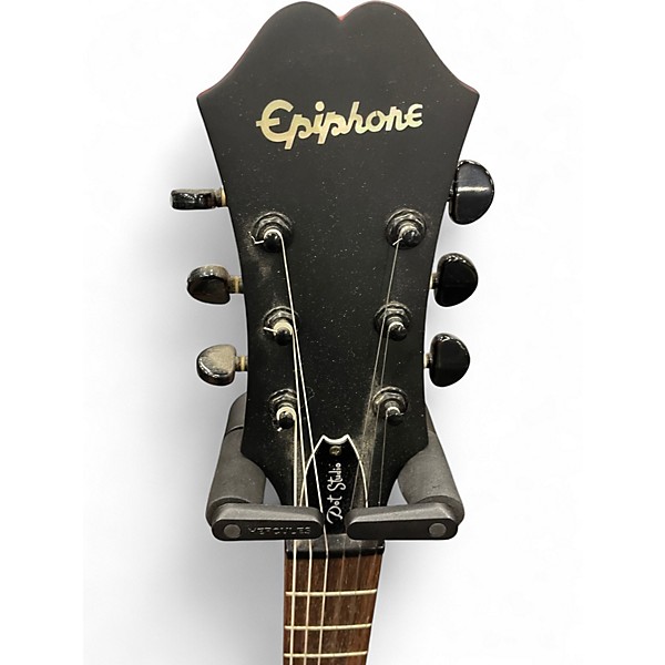 Used Epiphone Dot Studio Trans Red Hollow Body Electric Guitar