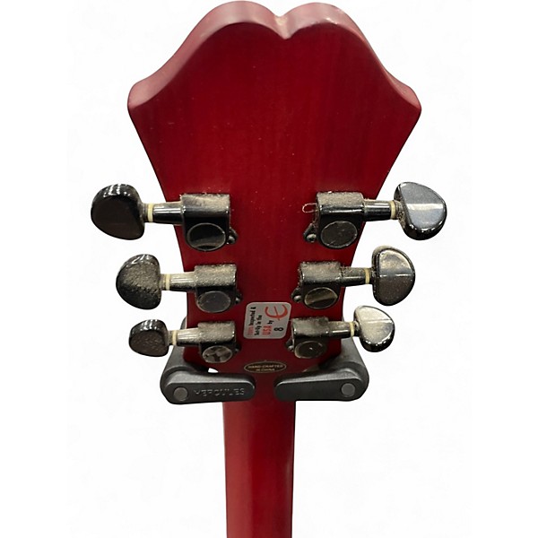 Used Epiphone Dot Studio Trans Red Hollow Body Electric Guitar