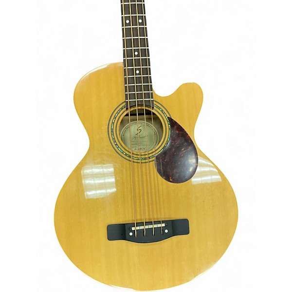 Used Greg Bennett Design by Samick AB-2 Natural Acoustic Bass Guitar