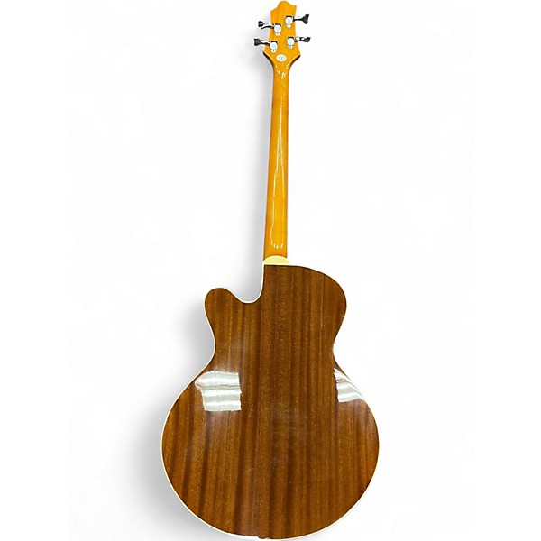 Used Greg Bennett Design by Samick AB-2 Natural Acoustic Bass Guitar