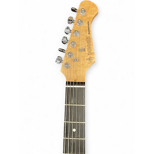 Used Donner Standard S style 2 Tone Sunburst Solid Body Electric Guitar