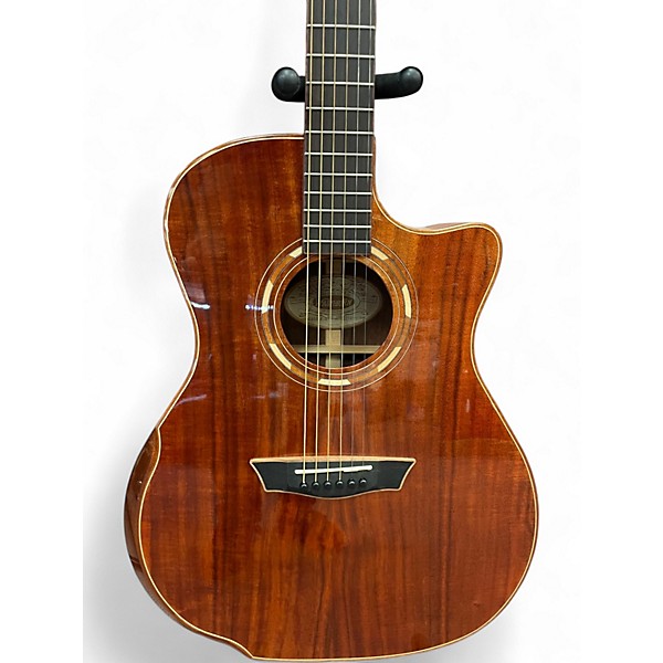 Used Washburn WCG25SCE Natural Acoustic Electric Guitar