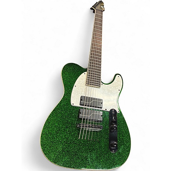 Used Ltd STCT607B GREEN SPARKLE Baritone Guitars
