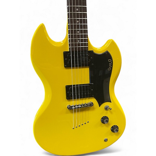 Used Guild Polara Voltage Yellow Solid Body Electric Guitar