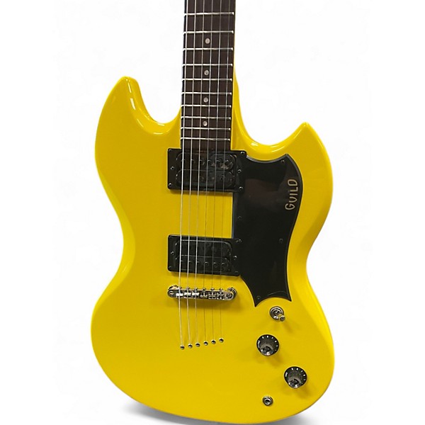 Used Guild Polara Voltage Yellow Solid Body Electric Guitar