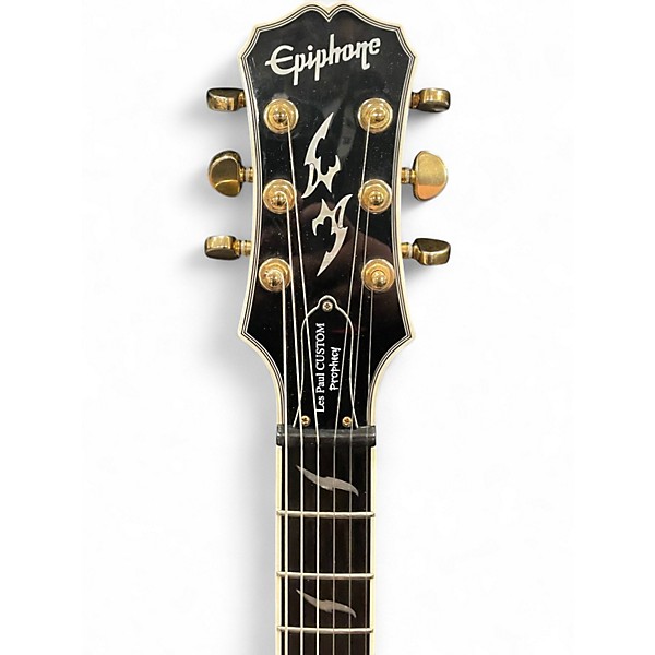 Used Epiphone Les Paul Custom GX Prophecy Black Cherry Solid Body Electric Guitar