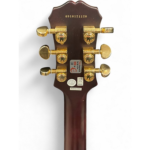 Used Epiphone Les Paul Custom GX Prophecy Black Cherry Solid Body Electric Guitar