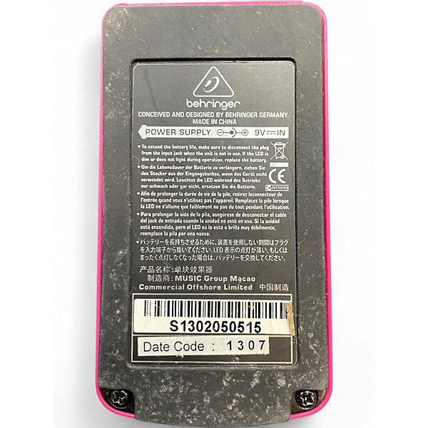 Used Behringer HM300 Heavy Metal Distortion Effect Pedal