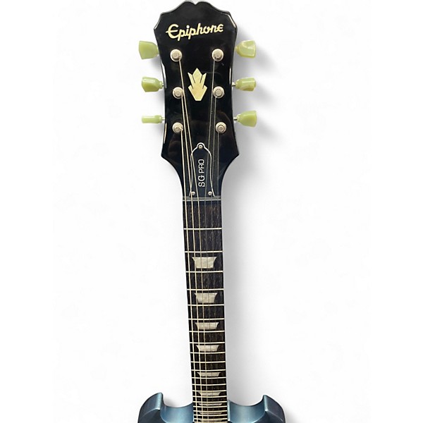 Used Epiphone SG Pro Pelham Blue Solid Body Electric Guitar
