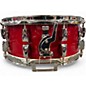 Used Yamaha 6X14 Absolute Snare Candy Apple Red Drum