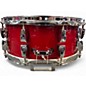 Used Yamaha 6X14 Absolute Snare Candy Apple Red Drum