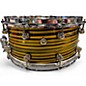 Used Pearl 14X6.5 Masterworks Carbon Fiber Over Maple Gold Swirl on Black Carbon Drum