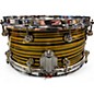Used Pearl 14X6.5 Masterworks Carbon Fiber Over Maple Gold Swirl on Black Carbon Drum