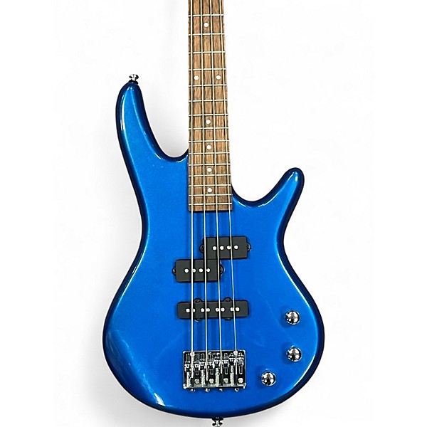 Used Ibanez GSRM20 Mikro Short Scale Blue Electric Bass Guitar