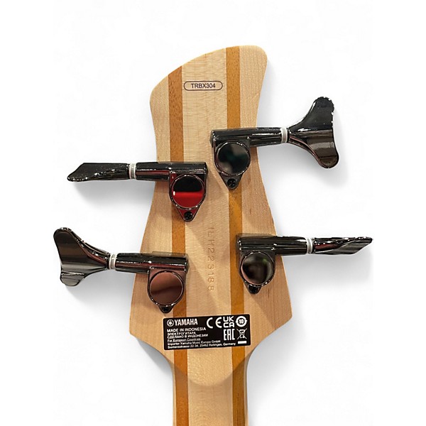 Used Yamaha TRBX304 Blue Sparkle Electric Bass Guitar