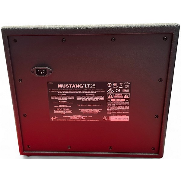 Used Fender Mustang LT25 25W 1x8 Guitar Combo Amp