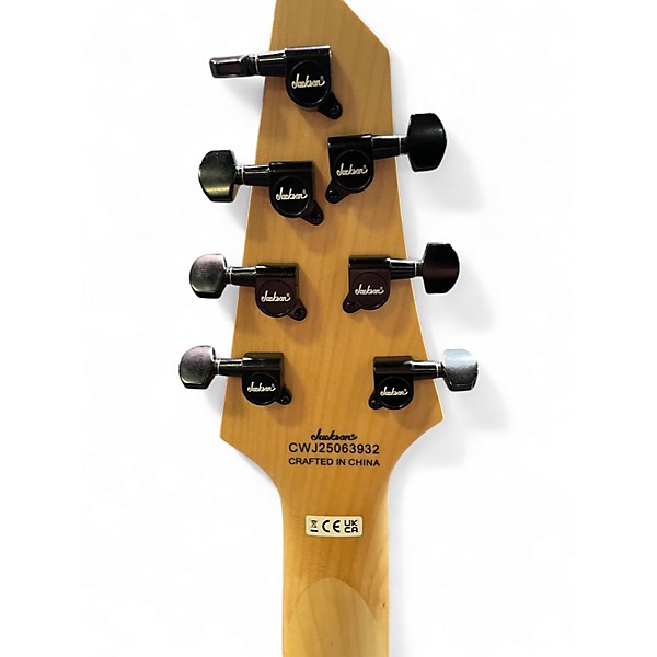 Used Jackson JS22-7 Dinky 7 String Flat Black Solid Body Electric Guitar