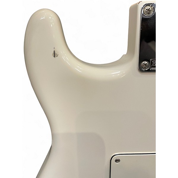 Used 2021 Fender Player Stratocaster Arctic White Solid Body Electric Guitar