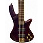 Used Schecter Guitar Research Diamond Series Elite 4 Crimson Red Electric Bass Guitar thumbnail