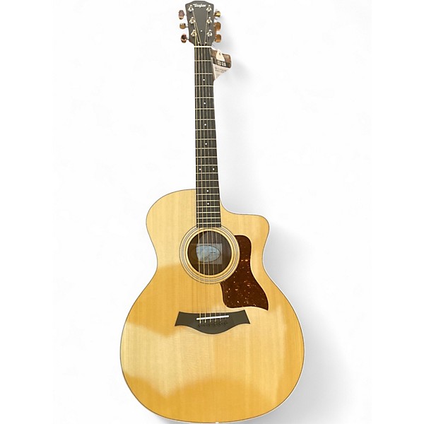 Used Taylor 214CE Natural Acoustic Electric Guitar