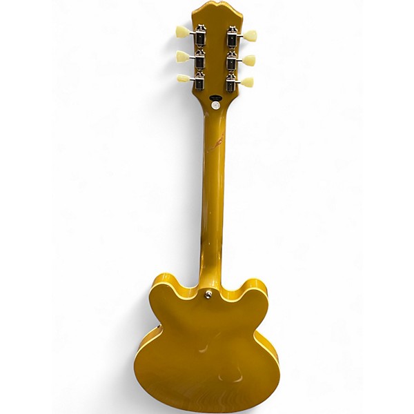 Used Epiphone ES335 Gold Top Hollow Body Electric Guitar