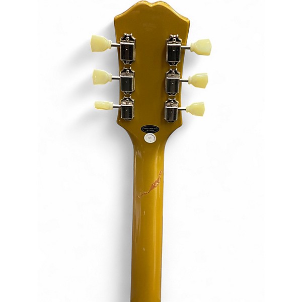 Used Epiphone ES335 Gold Top Hollow Body Electric Guitar
