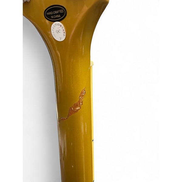 Used Epiphone ES335 Gold Top Hollow Body Electric Guitar