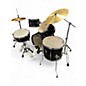 Used SPL 5 Piece Kicker Black Drum Kit