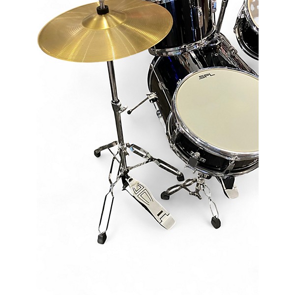 Used SPL 5 Piece Kicker Black Drum Kit