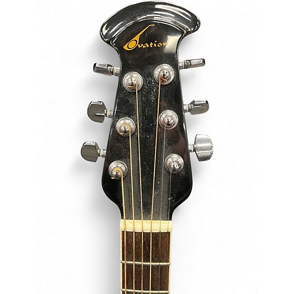 Used Ovation GC057 CELEBRITY Black Acoustic Electric Guitar