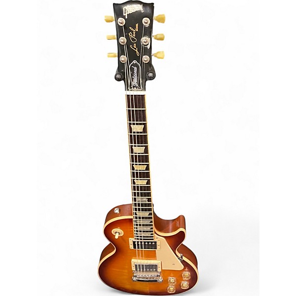 Used Gibson Les Paul Traditional Honey Burst Solid Body Electric Guitar