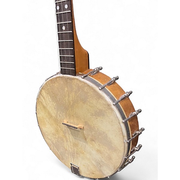 Vintage 1920s Slingerland Concertone Short Scale Tenor natural Banjo