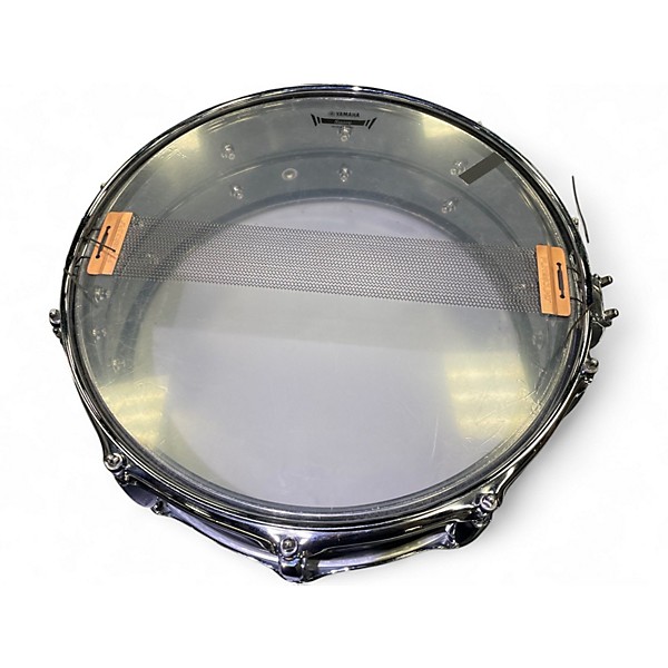Used Pearl 14X5 Sensitone Elite Snare Chrome over Brass Drum