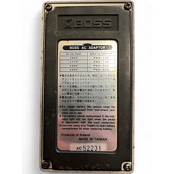 Used BOSS LM2B Bass Effect Pedal