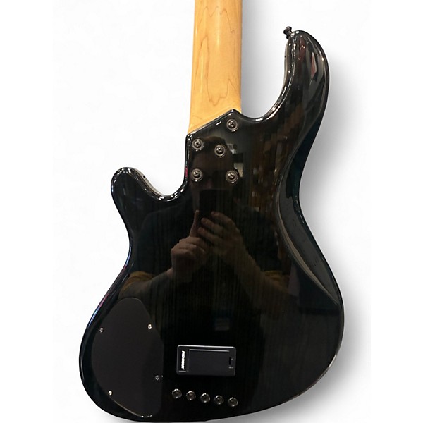 Used Lakland 55-OS Skyline Series Trans Black Electric Bass Guitar