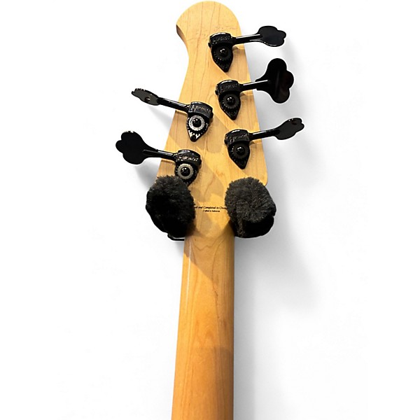 Used Lakland 55-OS Skyline Series Trans Black Electric Bass Guitar